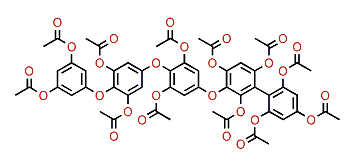 Fucotriphlorethol G dodecaacetate